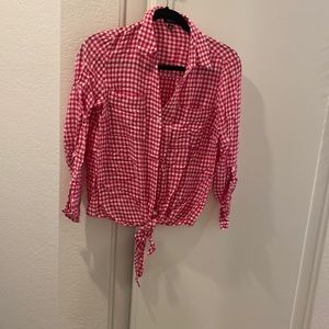 Cute check blouse